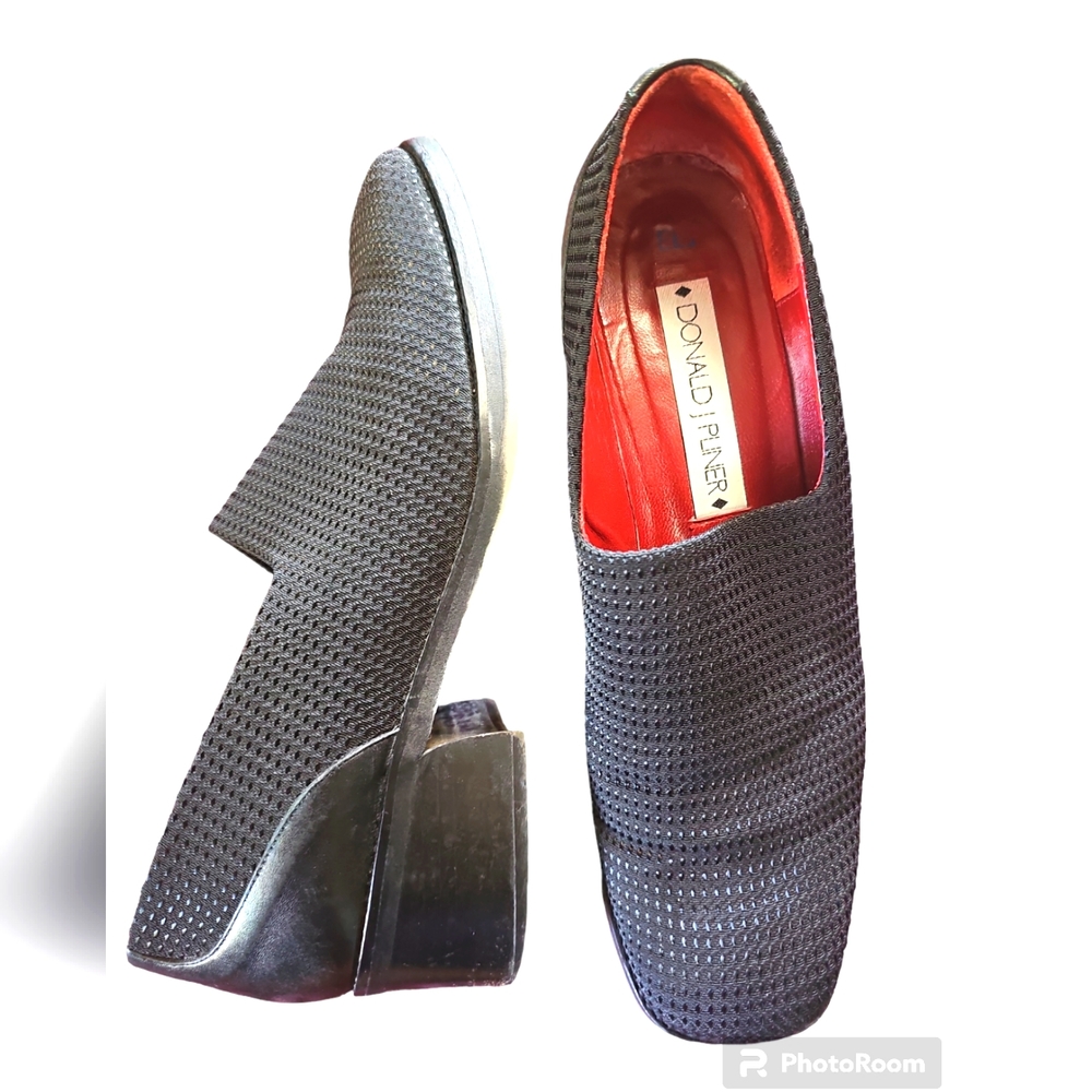 Donald J. Pliner square heel loafers